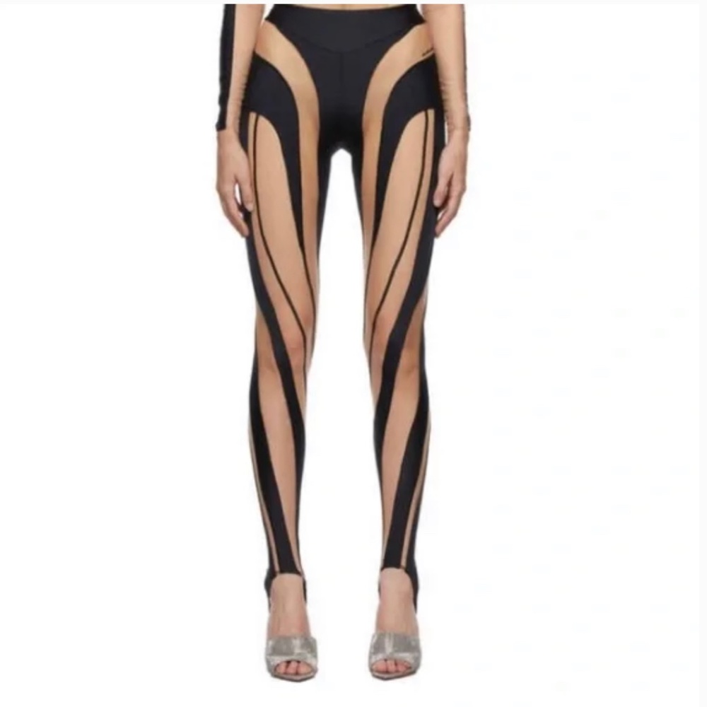 Mugler stirrup legging